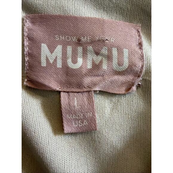 Show me your MuMu Womens Large shannon one shoulder maxi wedding cocktail dress - Picture 10 of 12